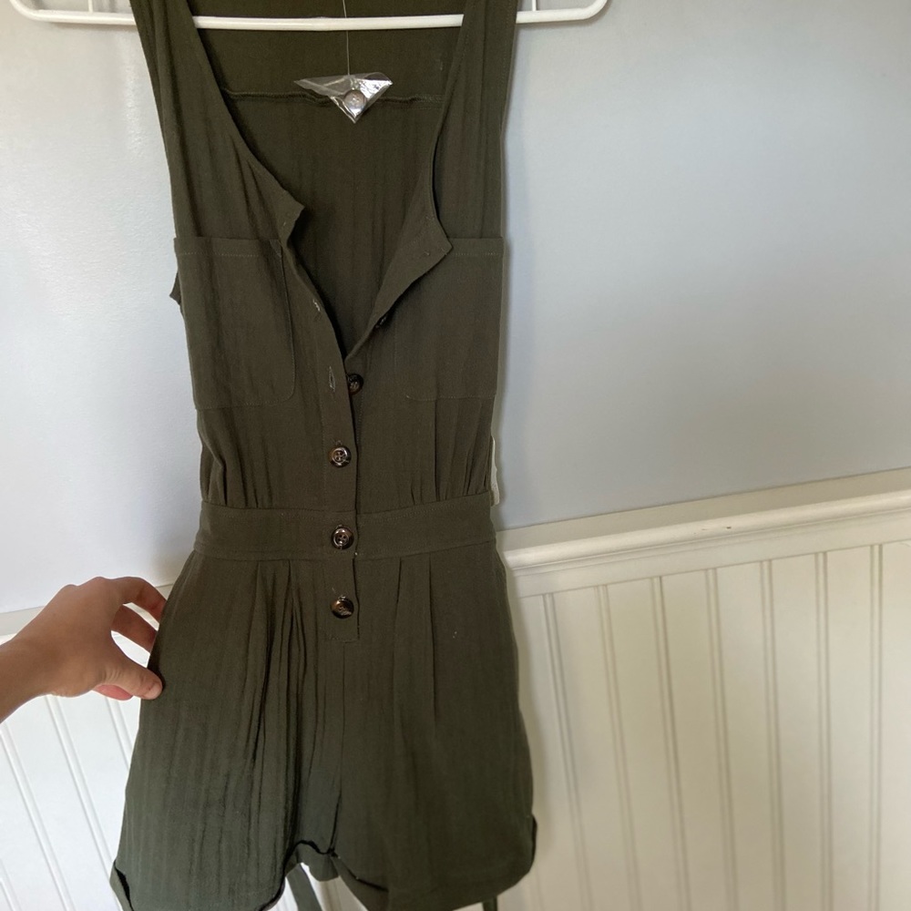 Romper - Army Green!